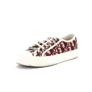 Pre-owned Christian Dior Women's Walk'N'Dior Sneakers Oblique Canvas by Rebag