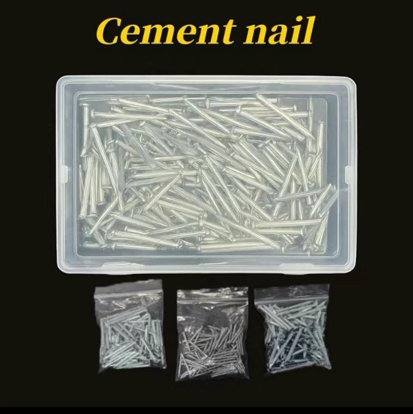 Galvanized Concrete Set 300PC for PictureHanging and Carpentry Use on Drywall and Pinein 3 Sizes Self-Drilling Stainless