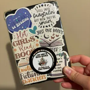 I just want to read books Kindle Pop Socket, Kindle Accessory, Kindle Stand, Kindle Grip, Phone Grip, Popsocket, Kindle, book accessory