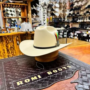 SOMBRERO  GALLOS DOBLE PLUMA