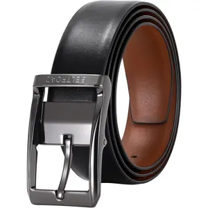 Mens Belt for Jeans Leather Belt for Work Business Alloy Buckle Casual Dress Belt for Men Gift Belts