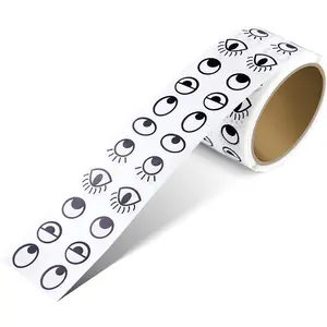 2000 Pieces Self Adhesive Googly Eye Stickers Labels for DIY Handmade Arts Crafts Toys Home Decoration (Black and White)