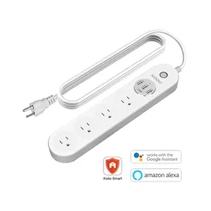 XODO WP4 Smart Power Strip - Works with Google Home & Alexa