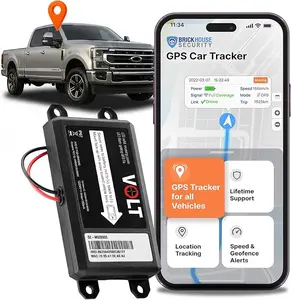Brickhouse GPS Tracker for Vehicles - Livewire Volt 4G LTE Wired Car Tracker with GPS Tracking & Mapping - Enhance Security with Real-Time 24/7 Surveillance - Easy Installation - Subscription Required