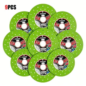 POKINE 1/3/6/9PCS 115mm Diamond Saw Blade for Tile Marble Ceramic Cutting & Grinding – 45° Chamfer Angle Grinder Cutting Disc for Smooth No-Chip Fast Cutting,Angle Grinder Tools summervibes outdoorfun