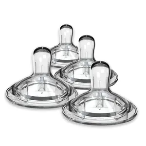 Nanobebe Triple Vented Baby Bottle Nipples for Colic-Free Feeding