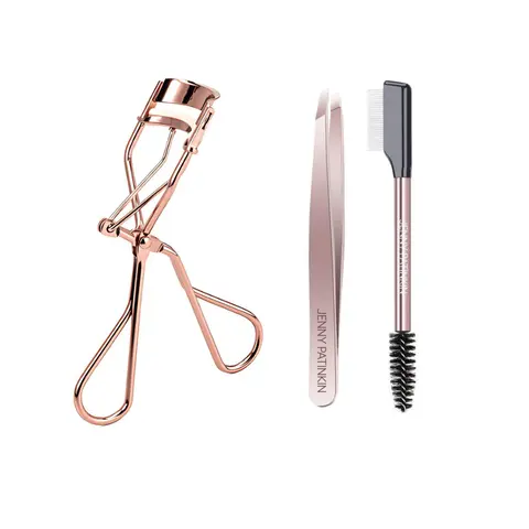 Jenny Patinkin Big Reveal Lash & Brow Perfecting Bundle - Eyelash Curler, Touch Up Tools Set (Beauty & Personal Care Makeup Tools)