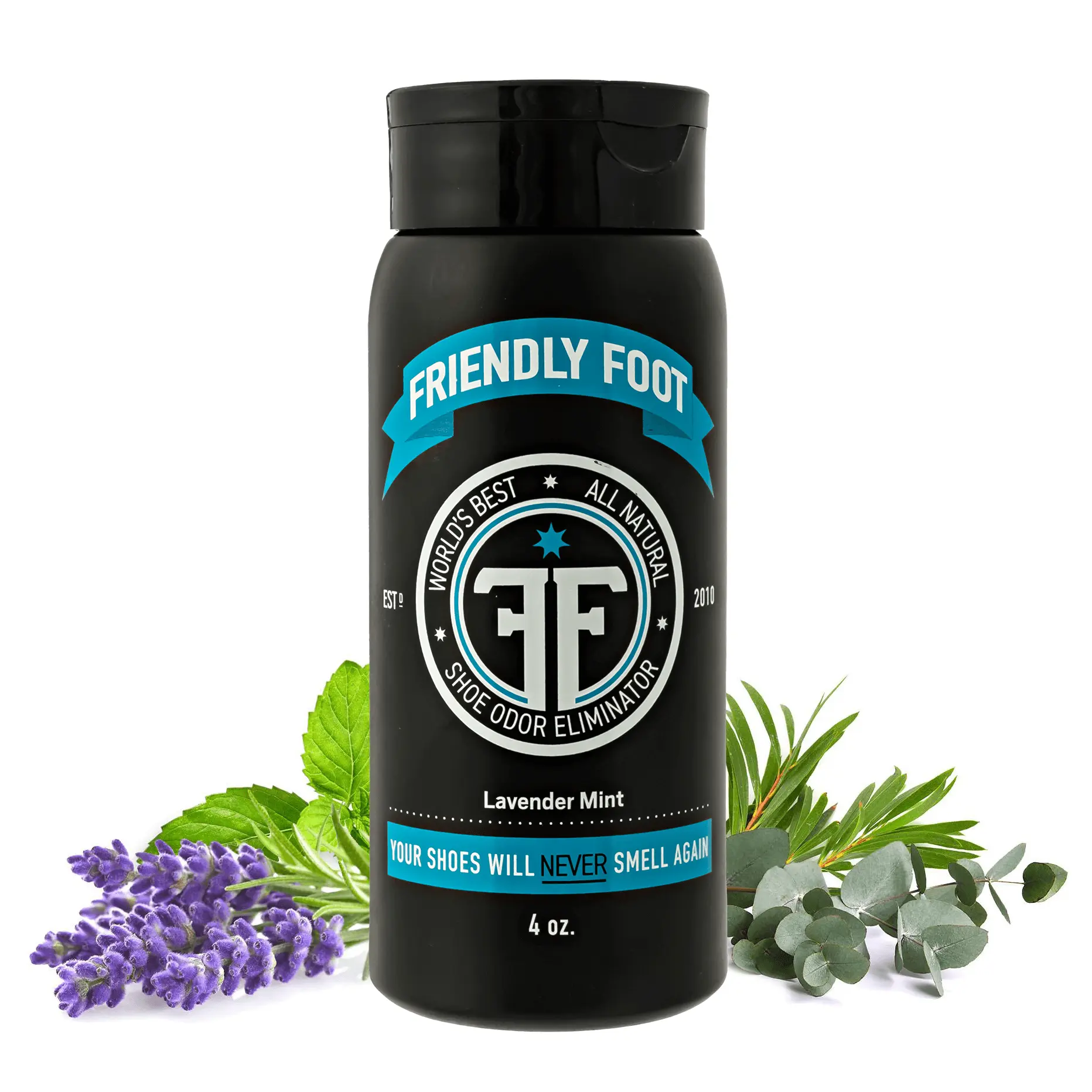 World's Best Organic Shoe Odor Eliminating Powder