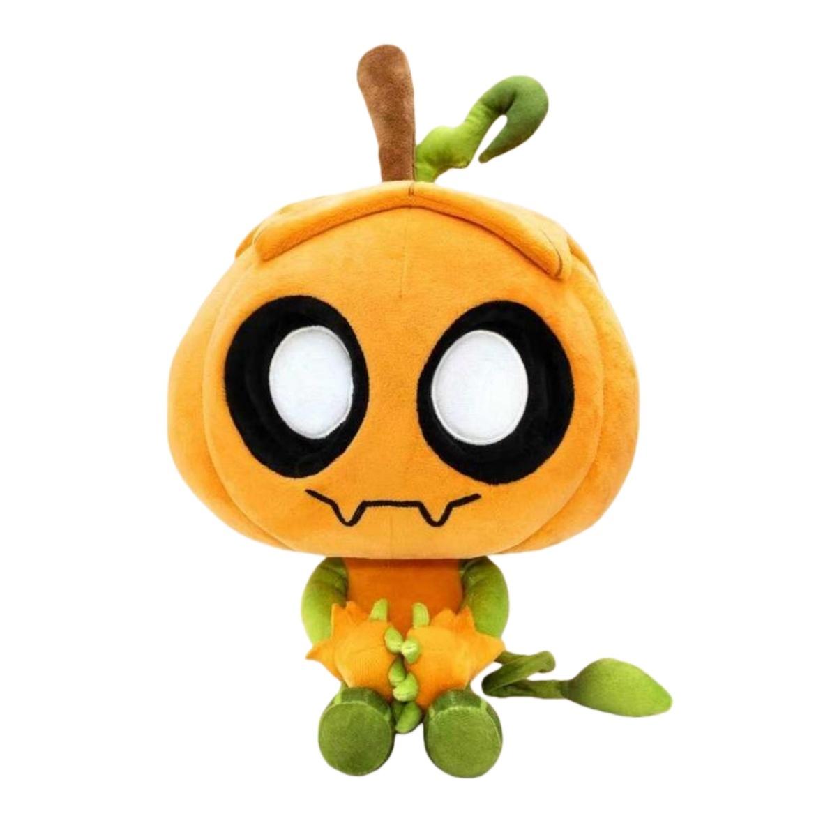 Dandy's World Pumpkin Plush - 13" Large Halloween Plushie with Heart Accessory, Soft Stuffed Animal Toy, Perfect Spooky Season & Fall Gift for Roblox Fans，stuffed animals