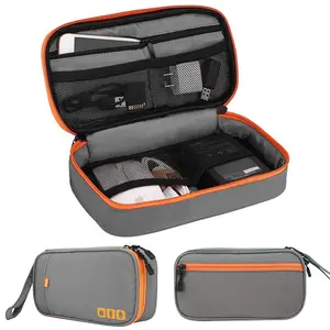 Small Cable Storage Bag, Electronic Accessories Organizer, USB Mouse Holder, Compact Cord Management Pouch, Ideal for Travel and Home Use