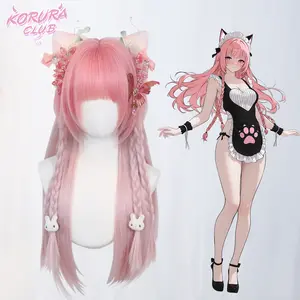 Korura Original Wig #009 Cosplay Lolita Cute Wig– No Headpiece / Hair Styling Included  – SakuraHime (Cherry Blossom Princess) | Japanese-Inspired Soft Romantic Wig For Christmas TikTokShopBlackFriday