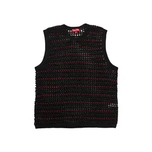 Supreme Beaded Sweater Vest Black (men) by StockX