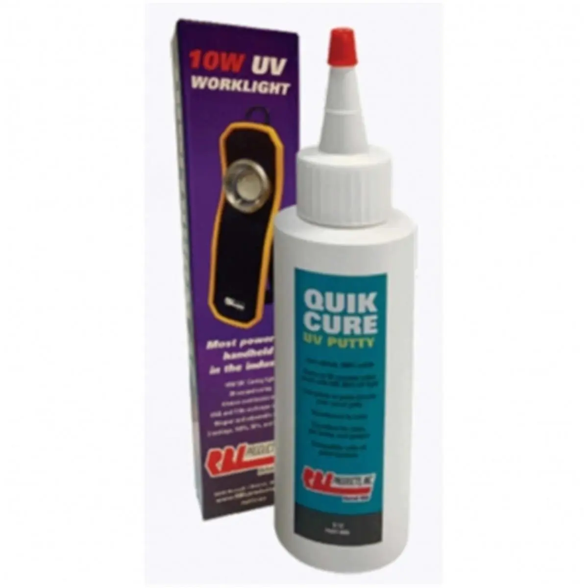 WTD RBL-UV880 3 oz UV Cure Putty - Translucent, No Staining, Self Leveling, Prime & Paint Over Cured Putty for All Surfaces, Household Repairs (Home Improvement Building Supplies for Roofing & Flooring, Spray Base Coat Compatible)
