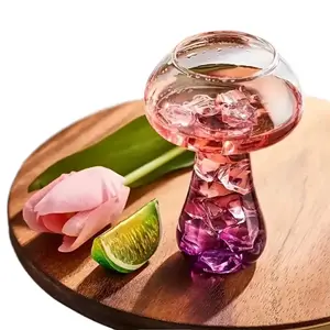 High Borosilicate Glass Mushroom Cup for Cocktail and Juice Drinks - Drinkware