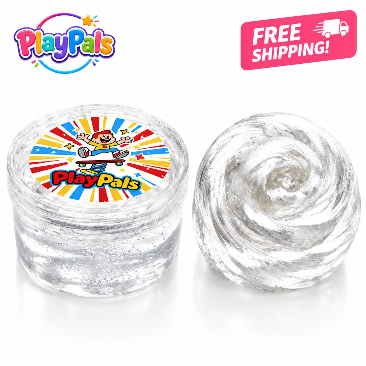 Glossy Metallic Slime Toy, Stretchy Non-Sticky Sensory Putty with DIY Pigments, Satisfying ASMR Stress Relief Fidget Toy for Adults Teens