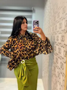 Animal Print Tshirt - Stylish Leopard Pattern for Women's Fashion