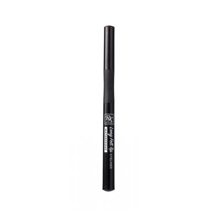 Ruby Kisses Long-Lasting Felt Tip Waterproof Eyeliner Cosmetic - RFLL01 Black, Single Item, Lid-Friendly, All-Day Stay Felt Tip Eyeliner