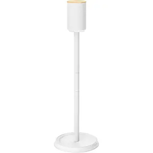 Heavy-Duty Floor Stand for Sonos Era 100 Stand with Cable Management, Stable Metal Speaker Stand for Sonos Era 100 Pro Better Sound, Easy Installation, White