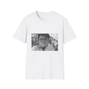 Vintage Black and White Portrait T-Shirt | Retro Photo Tee