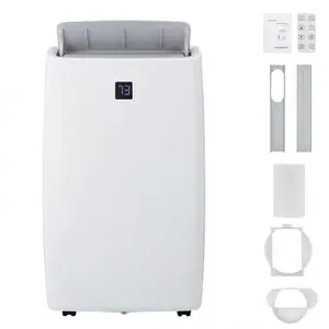 Garvee 12000 BTU Portable Air Conditioner - 3-in-1 Cooling, Dehumidifier, and Fan with Remote Control, Ideal for Bedroom and Office Use