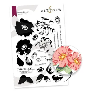 Happy Flowers Stamp Set