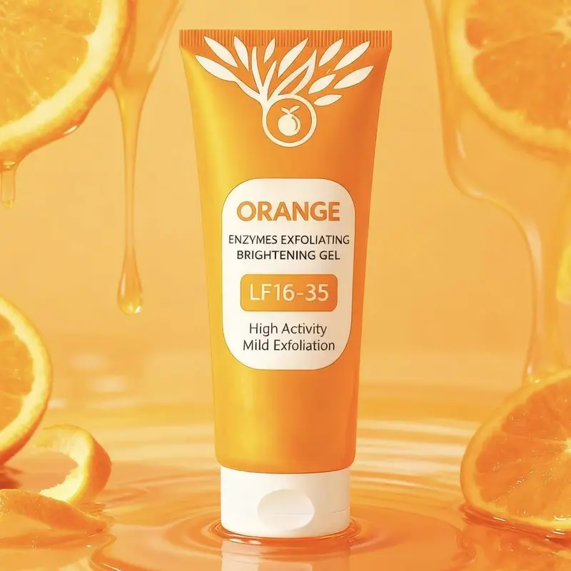 BAOrange Gentle Aroma Scented Cleanser Exfoliator Peeling Gel LF16-35 - Mild Salicylic Acid Formula, Deep Clean Exfoliation, Hydrating Nourishment, For All Skin Types, Face & Body Care, Deep Clean Body Peels