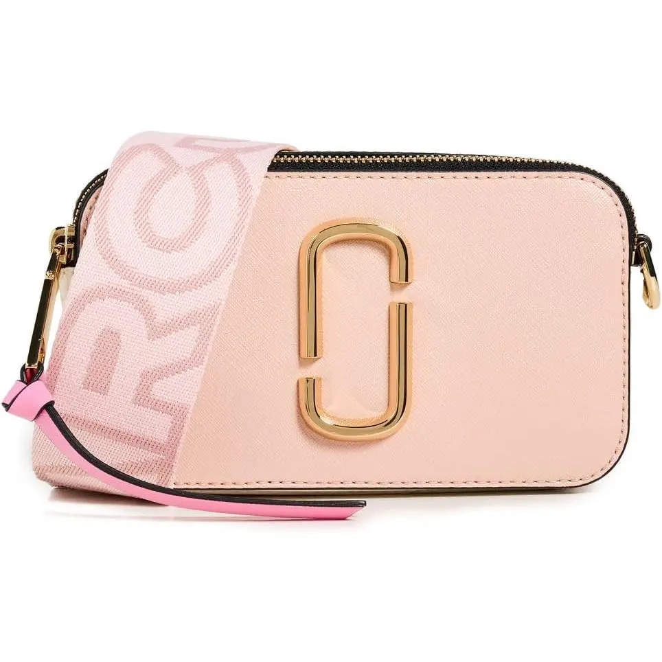 Marc Jacobs Womens The Snapshot Crossbody Bag - Rose Multi 2S3HCR500H03-695, One Size, Adjustable Strap