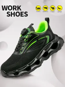 Safety Shoes for Men and Women, Anti-Compression and Piercing, Breathable Lightweight Non-Slip Durable Protective Work Boots