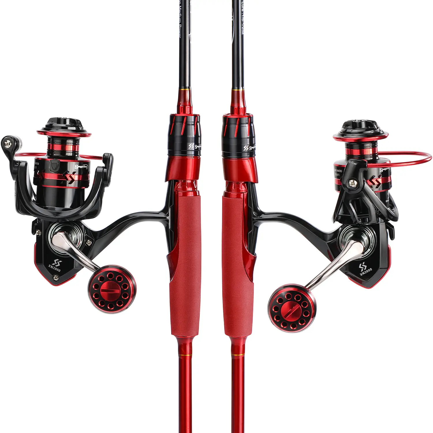 Sougayilang Fishing Combos, 4-12LBS Two Pieces Light Weight Pole With 12+1BB High Speed Smooth Powerful Gear Combo, Avaliable For Freshwater Saltwater, Spinning Fishing Combo - TikTok Shop Sougayilang Fishing Combos, 4-12LBS Two Pieces Light Weight Pole With 12+1BB High Speed Smooth Powerful Gear Combo, Avaliable For Freshwater Saltwater, Spinning Fishing Combo - TikTok Shop