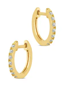 Barbro Dainty CZ Micro Hoops