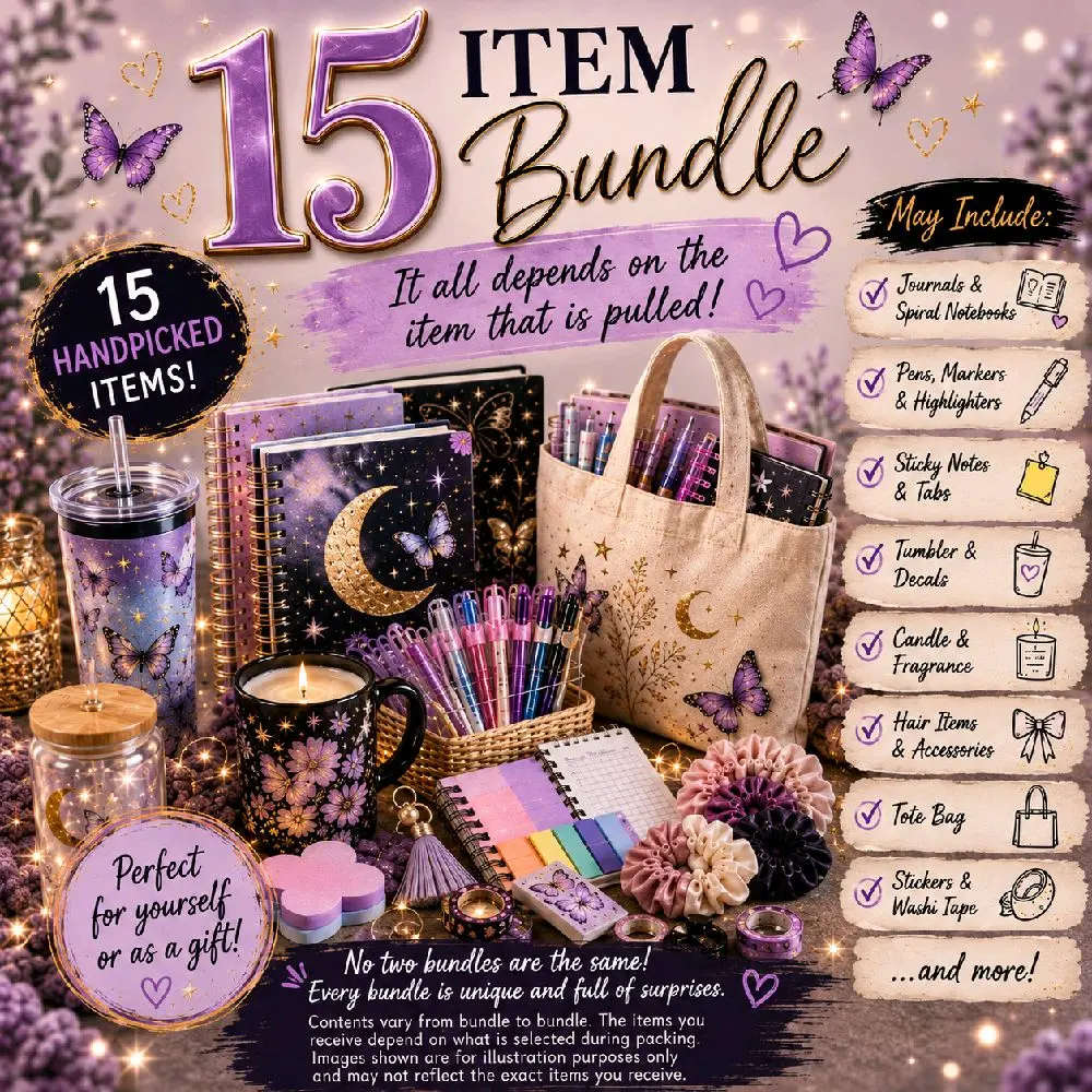 Mangos Capsule Collection 15 Assorted Office Stationery, Self-Care, Lifestyle Items may vary