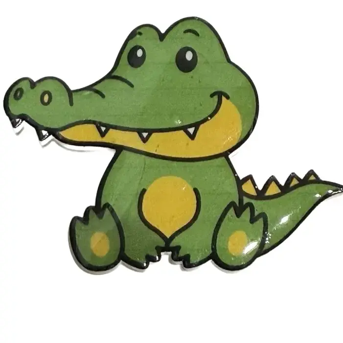 Alligator lapel pin