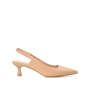 PAULINA STATEMENT KITTEN HEELS IN WIDE - Tan