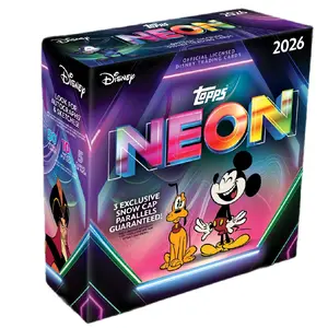 (1) 2026 Topps Disney Neon Mega Box--(Trading Cards. Collectible Booster Packs. See description/pictures for more information).