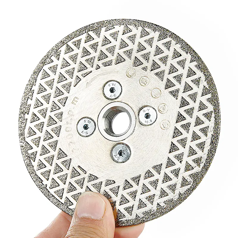 4.5" 115MM Double-Sided Electroplated Diamond Blade - Angle Grinder Disc for Grinding, & Renovating Concrete, Marble, Stone Tool Accessories fathersdaygift Precision Life