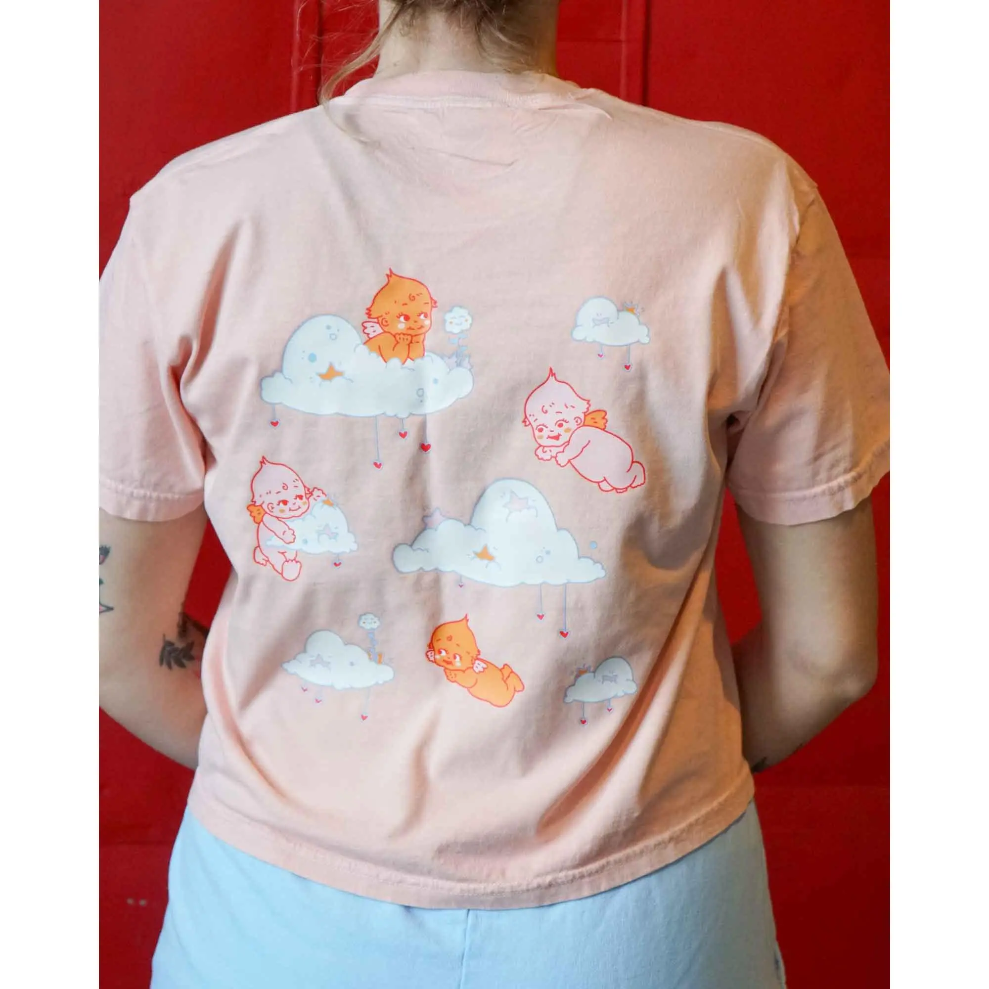 Cloud Kewpie Land - Boxy Crop