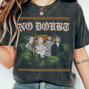 No Doubt Vintage Shirt, Old School T-Shirt, Music Merch Shirt, Unisex Vintage Top, Unisex Tee, gift for her, him, Womenswear Top