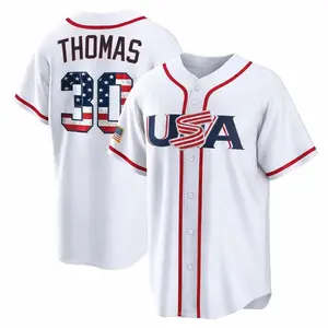 USA Baseball Jersey, Custom Name Number Navy Red White Button Down Shirt, Baseball Tournament 2026 Gift Idea #Baseballjersey