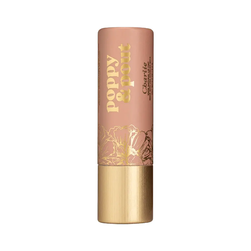 Poppy & Pout Lip Tint Charlie - Natural Lip Color with Hydrating ...
