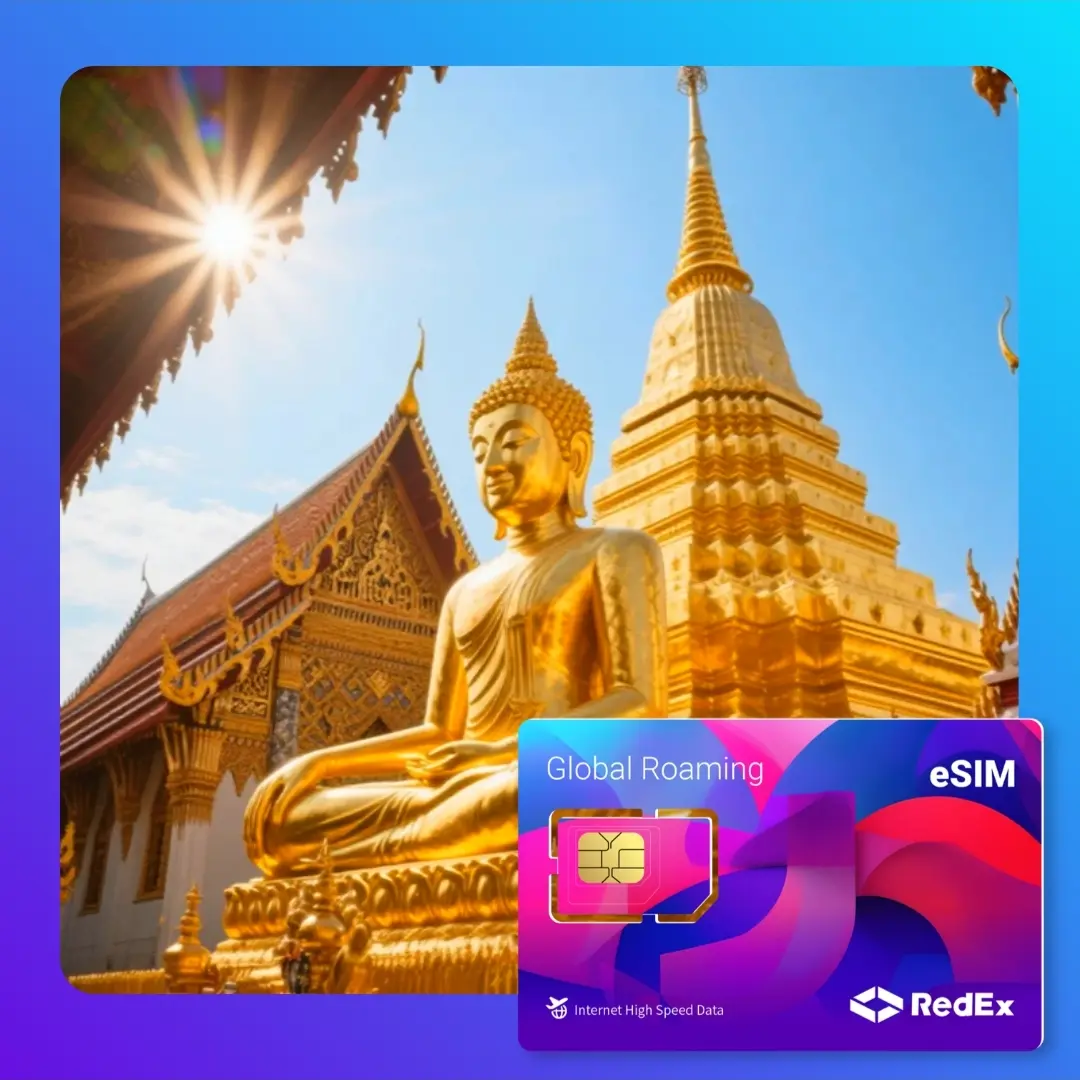【Thailand eSIM】 7-30 Days High-Speed Data I 5G/4G Compatible I Same- Day Issuance & Reliable Support I RedexSIM
