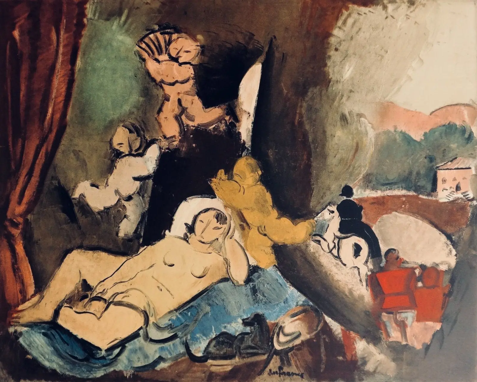 Charles Dufresne, Le Rêve, Collection Pierre Lévy, Limited Edition Lithograph
