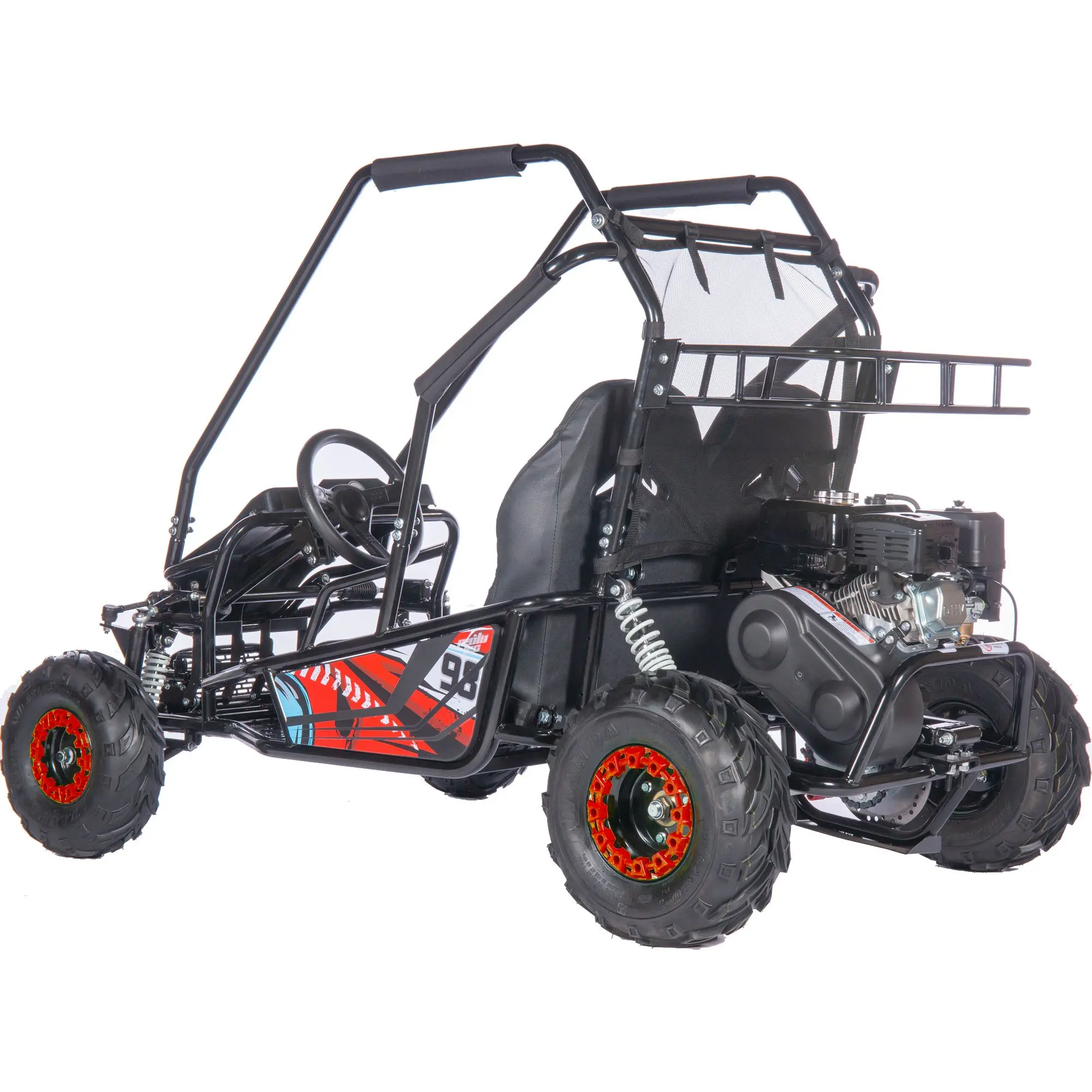 MotoTec Mud XL 212cc 2 Seat Go Kart Full Suspension