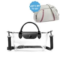 Black+baseball purse