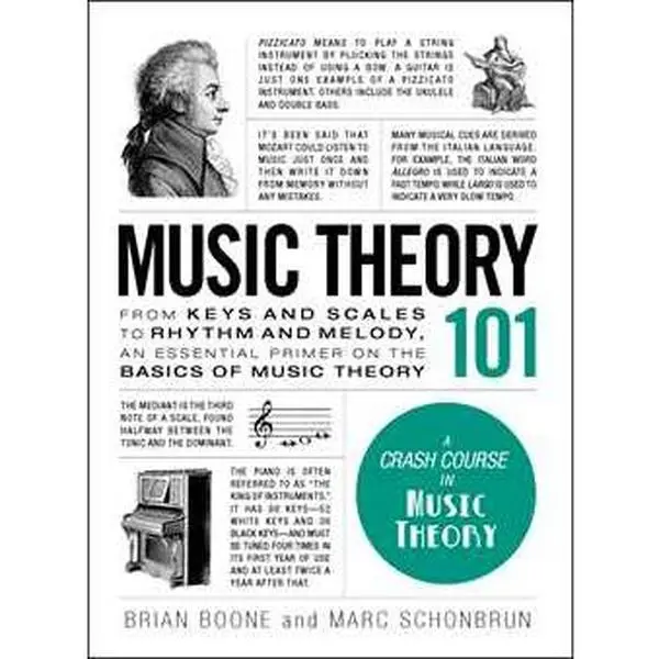 MUSIC THEORY 101: FROM KEYS AND SCALES TO RHYTHM AND MELODY, AN ESSENTIAL PRIMER ON THE BASICS OF [Hardcover]