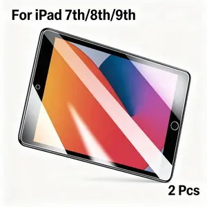 2pcs Tempered Glass Screen Protector for iPad 10.2 Inch, Compatible with iPad 9th/8th/7th, High-Quality, Easy Installation