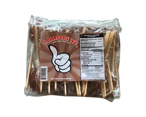 LYZ Saladito (Plum) Tamarind Flavored Lollipop (25 Pieces) Mexican Candy, Sweet, Viral, Dulces Mexicanos, Juicy, Savory, Traditional