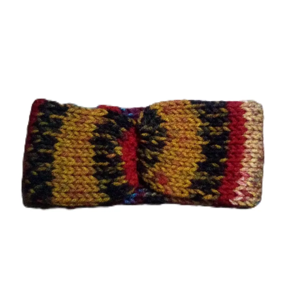 Multicolored Small Thin Headband - Colorful Knitted Accessory for Your Needs
