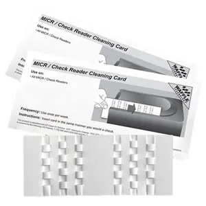 Kicteam  Cash Acceptor Waffletechnology Cleaning Cards - 15 Count