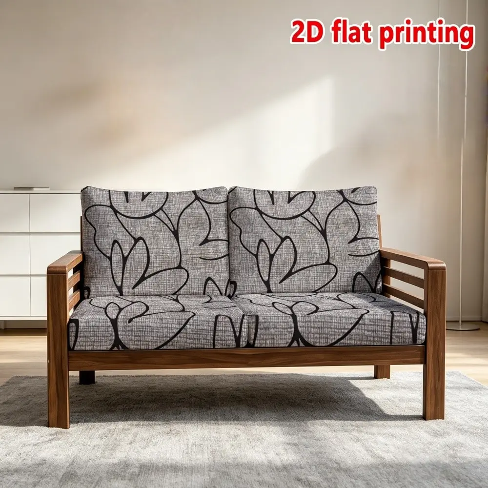 1/2PCS Sofa Cushion Covers, Washable Couch Slipcover, Sofa Protector Slipcover, Minimalist Line Printed Sofa Seat Covers (Without Inner Cushion), Elastic Cushion Covers for Outdoor, All-Season Indoor and Outdoor Sofa Pad Covers