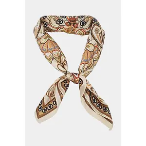 Bohemian Paisley Border Scarf